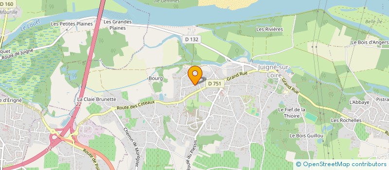 localisation de l'entreprise MONSIEUR MARTIN LE GULLEDEC à LES GARENNES SUR LOIRE