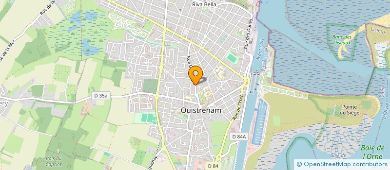 localisation de l'entreprise MONSIEUR MARTIN LE MESLE  OUISTREHAM