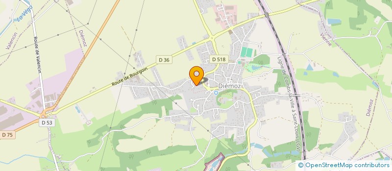 localisation de l'entreprise MONSIEUR MARTIN LE SAUSSE  DIEMOZ