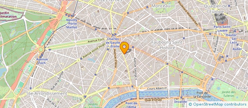 localisation de l'entreprise MONSIEUR MARTIN LE TOUZE  PARIS