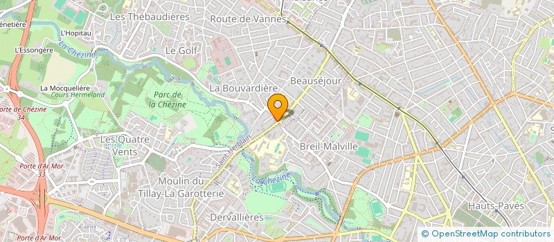 localisation de l'entreprise MONSIEUR MARTIN LEBEAULT  BLOIS