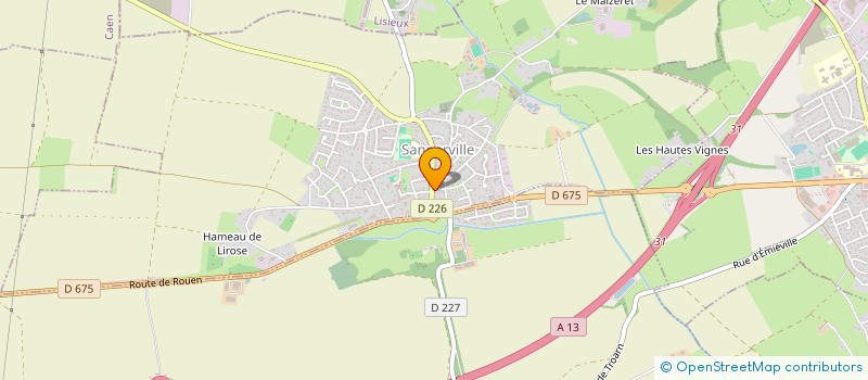 localisation de l'entreprise MONSIEUR MARTIN LEBLOND  SANNERVILLE