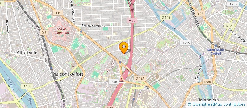 localisation de l'entreprise MONSIEUR MARTIN LEBLOND  MAISONS-ALFORT