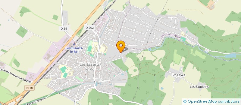 localisation de l'entreprise MONSIEUR MARTIN LEBRUN à LES ESSARTS-LE-ROI