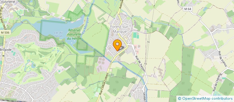 localisation de l'entreprise MONSIEUR MARTIN LECLERCQ  FOREST-SUR-MARQUE