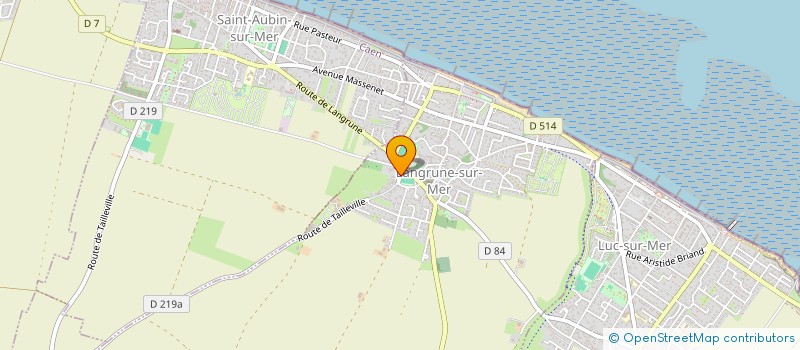 localisation de l'entreprise MONSIEUR MARTIN LECOUTURIER à LANGRUNE-SUR-MER