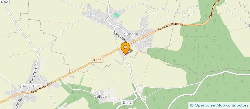 localisation de l'entreprise MONSIEUR MARTIN LECOUVEZ  SURVILLE