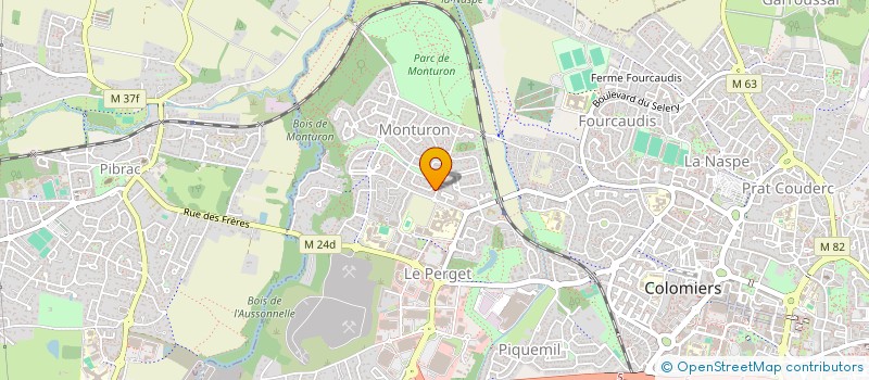 localisation de l'entreprise MONSIEUR MARTIN LEGRAND à COLOMIERS