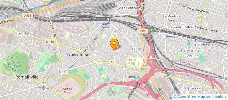 localisation de l'entreprise MONSIEUR MARTIN LEGRAS à NOISY-LE-SEC