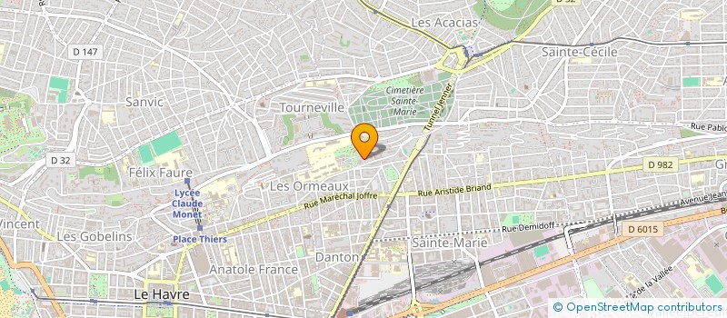 localisation de l'entreprise MONSIEUR MARTIN LEMETTEIL  LE HAVRE