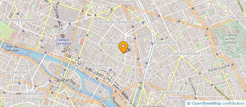 localisation de l'entreprise MONSIEUR MARTIN LENCLOS  PARIS