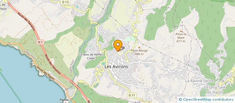 localisation de l'entreprise MONSIEUR MARTIN LESPORT à LES AVIRONS