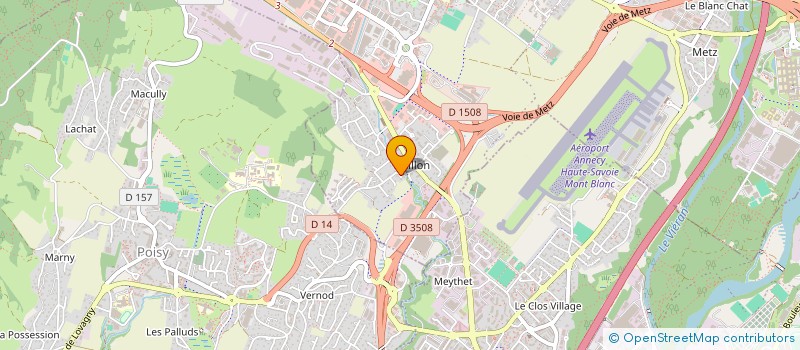 localisation de l'entreprise MONSIEUR MARTIN LETAILLIEUR  EPAGNY METZ-TESSY