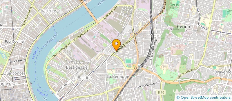 localisation de l'entreprise MONSIEUR MARTIN LHERBET  BORDEAUX