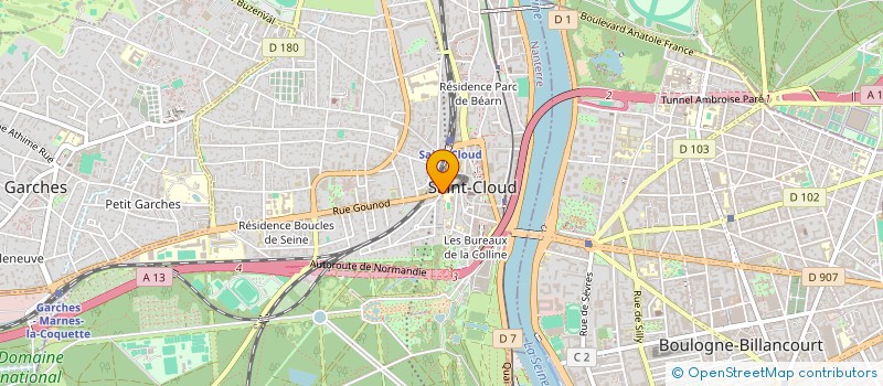 localisation de l'entreprise MONSIEUR MARTIN LIDUENA à SAINT-CLOUD