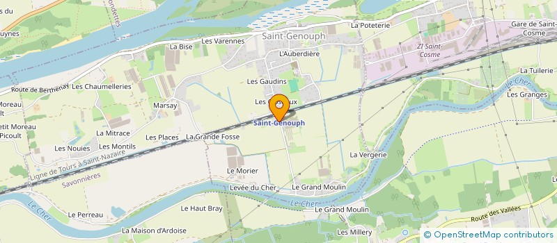 localisation de l'entreprise MONSIEUR MARTIN LIONTI  SAINT-GENOUPH