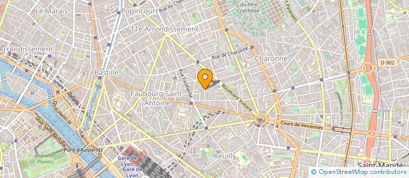 localisation de l'entreprise MONSIEUR MARTIN LIZEE  PARIS