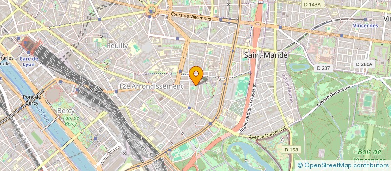 localisation de l'entreprise MONSIEUR MARTIN LOCRET  PARIS