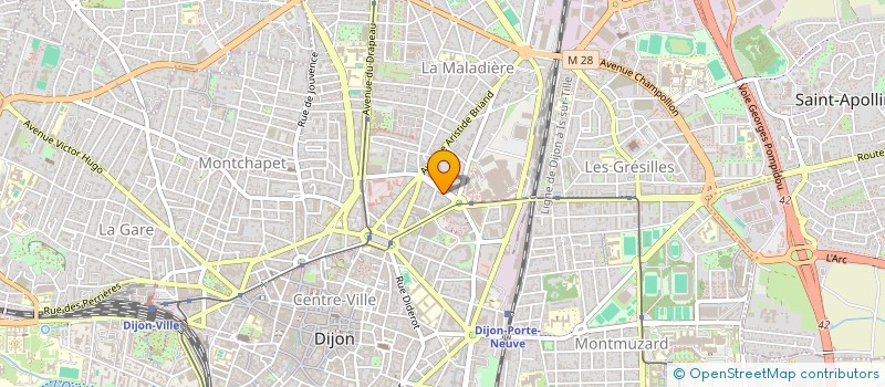 localisation de l'entreprise MONSIEUR MARTIN LOMBARD  NUITS-SAINT-GEORGES