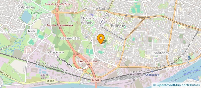 localisation de l'entreprise MONSIEUR MARTIN LONGY à NANTES