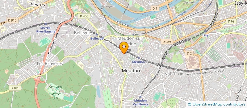 localisation de l'entreprise MONSIEUR MARTIN LOPER  MEUDON