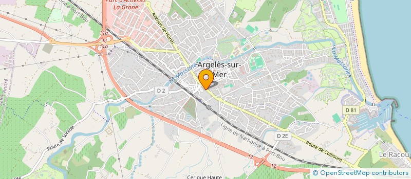 localisation de l'entreprise MONSIEUR MARTIN-LUC BONNARDOT à ARGELES-SUR-MER