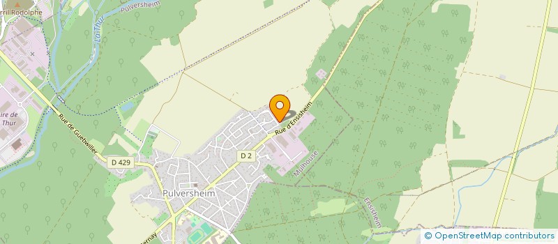 localisation de l'entreprise MONSIEUR MARTIN LUTTENAUER  PULVERSHEIM