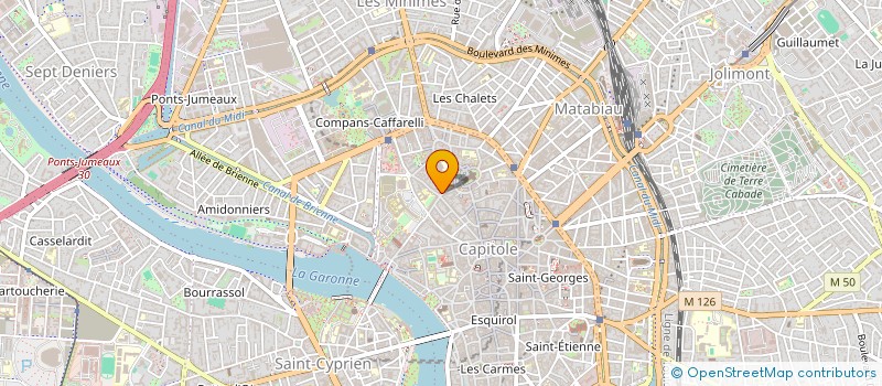 localisation de l'entreprise MONSIEUR MARTIN MAKEMBE PRISO  TOULOUSE