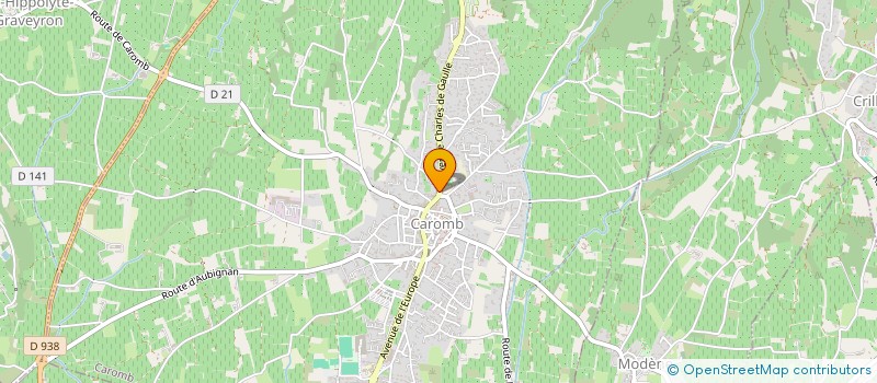 localisation de l'entreprise MONSIEUR MARTIN MALLET à CAROMB