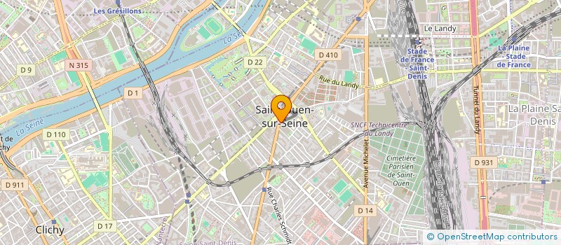 localisation de l'entreprise MONSIEUR MARTIN MANCEAU à SAINT-OUEN-SUR-SEINE