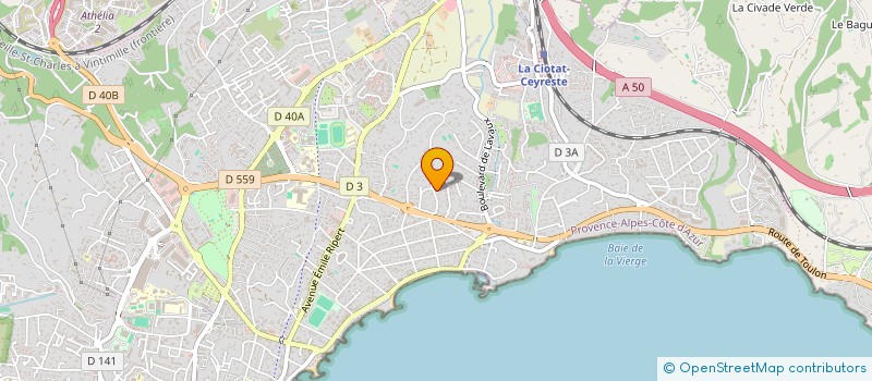 localisation de l'entreprise MONSIEUR MARTIN MANNINO  LA CIOTAT