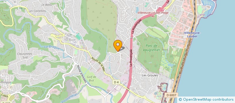 localisation de l'entreprise MONSIEUR MARTIN-MANUEL RYBAK  BIOT