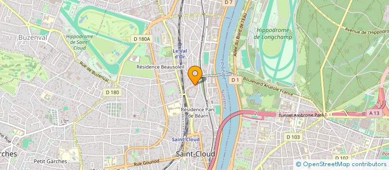 localisation de l'entreprise MONSIEUR MARTIN MARGERIT  SAINT-CLOUD