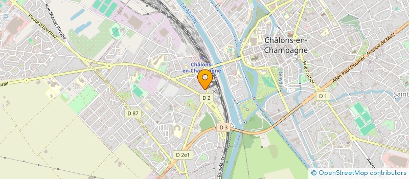 localisation de l'entreprise MONSIEUR MARTIN MARTIN  CHALONS-EN-CHAMPAGNE