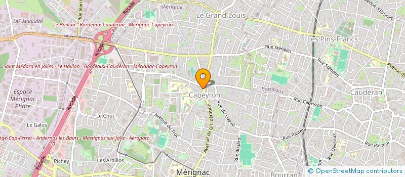 localisation de l'entreprise MONSIEUR MARTIN MAUCORPS  MERIGNAC