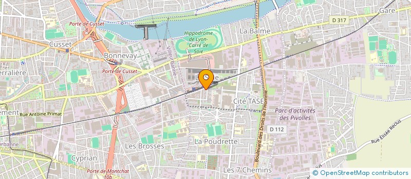 localisation de l'entreprise MONSIEUR MARTIN MAZE  VAULX-EN-VELIN