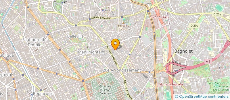 localisation de l'entreprise MONSIEUR MARTIN MELLINGER  PARIS