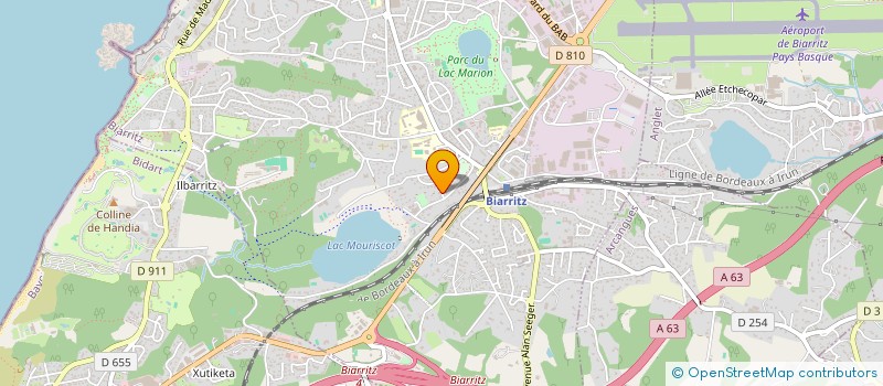 localisation de l'entreprise MONSIEUR MARTIN MERINO MARTINEZ  BIARRITZ
