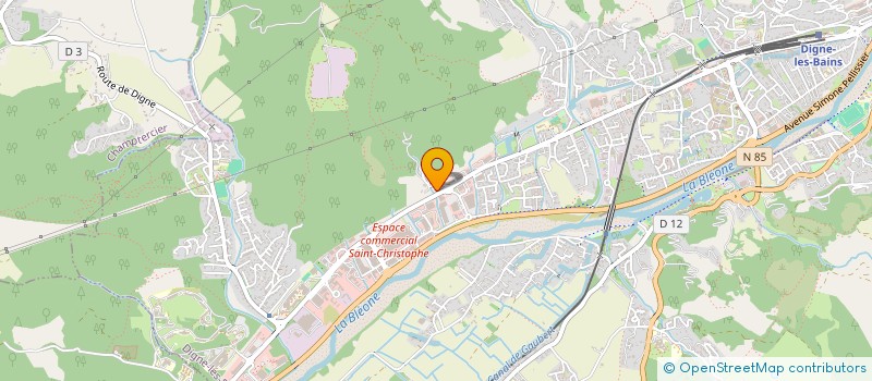 localisation de l'entreprise MONSIEUR MARTIN MERLOT  DIGNE-LES-BAINS