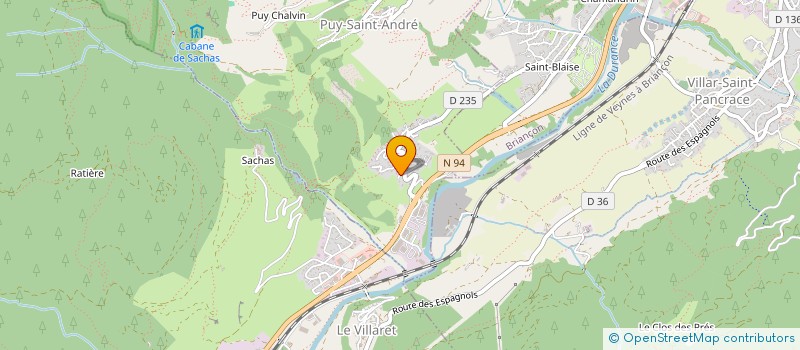 localisation de l'entreprise MONSIEUR MARTIN MEYER  PUY-SAINT-ANDRE