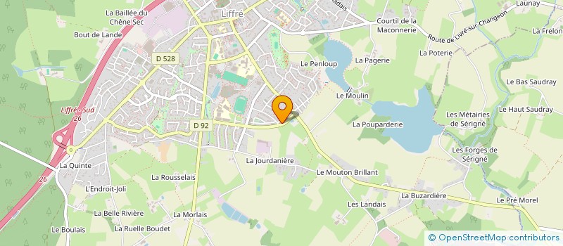 localisation de l'entreprise MONSIEUR MARTIN MICHENAUD  LIFFRE