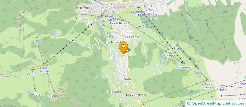 localisation de l'entreprise MONSIEUR MARTIN MICOL à LA CLUSAZ