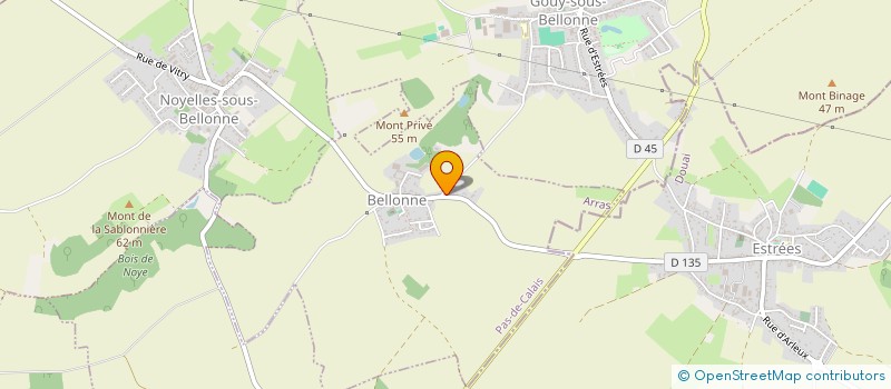 localisation de l'entreprise MONSIEUR MARTIN MINETTO  BELLONNE