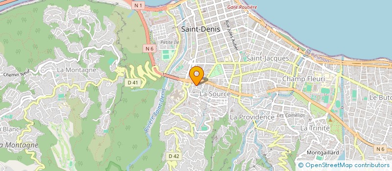 localisation de l'entreprise MONSIEUR MARTIN MIRANVILLE  SAINT-DENIS