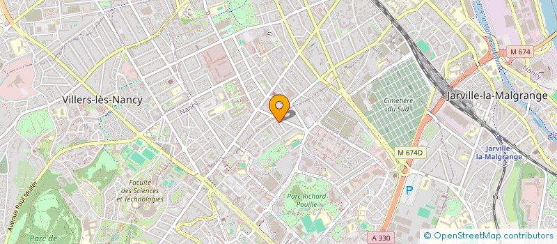 localisation de l'entreprise MONSIEUR MARTIN MOLITOR  VANDUVRE-LES-NANCY