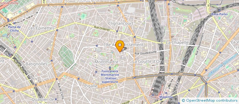 localisation de l'entreprise MONSIEUR MARTIN MONCARRE  PARIS