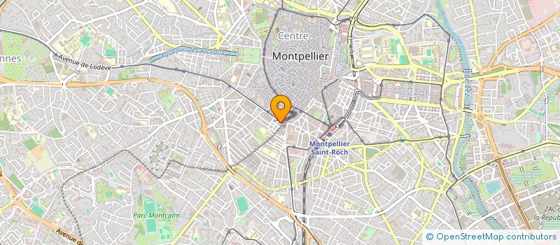 localisation de l'entreprise MONSIEUR MARTIN MONET à MONTPELLIER