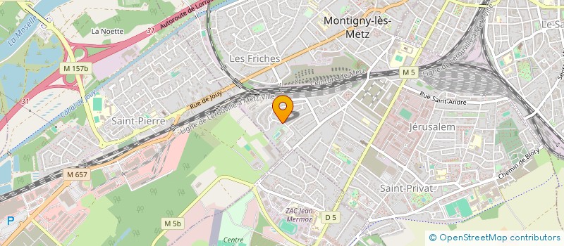 localisation de l'entreprise MONSIEUR MARTIN MOREAU  MONTIGNY-LES-METZ