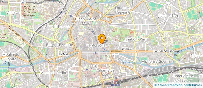 localisation de l'entreprise MONSIEUR MARTIN MOREAU à RENNES