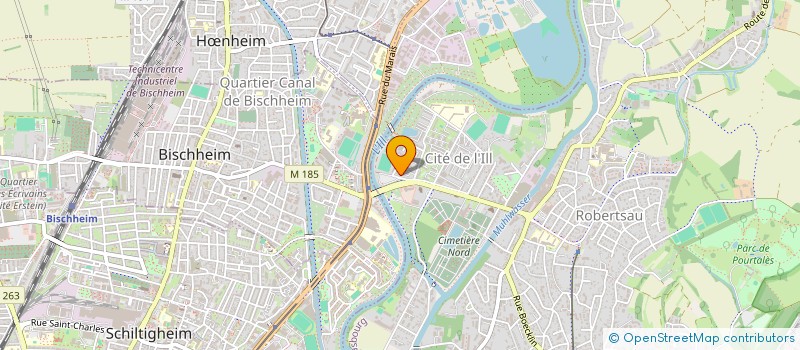 localisation de l'entreprise MONSIEUR MARTIN MULLER  STRASBOURG